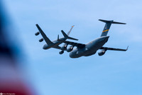 KC-135 and C-17 Simulated Air Refueling