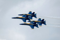 Blue Angels' Renowned Diamond Formation - 18 Inches of Separation