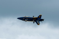 Blue Angels Mirror Pass in Carrier Landing Configuration