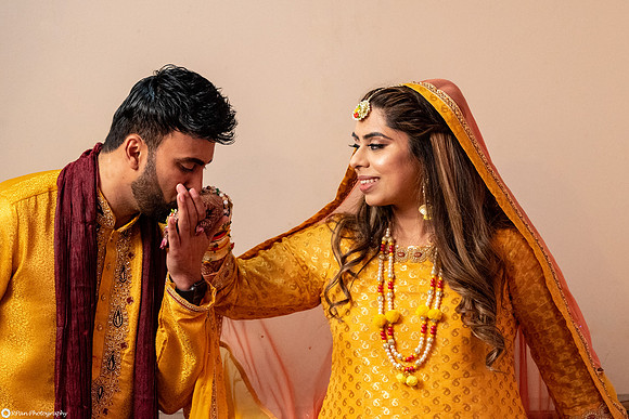 Anum and Amirali Sangeet Portrait